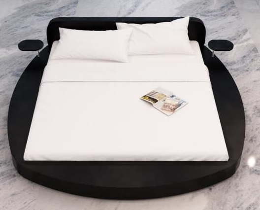 meilleur lit rond avec tablettes